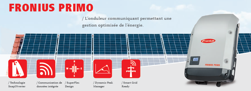 Onduleur réseau Fronius Primo 3Kw - Energie Douce