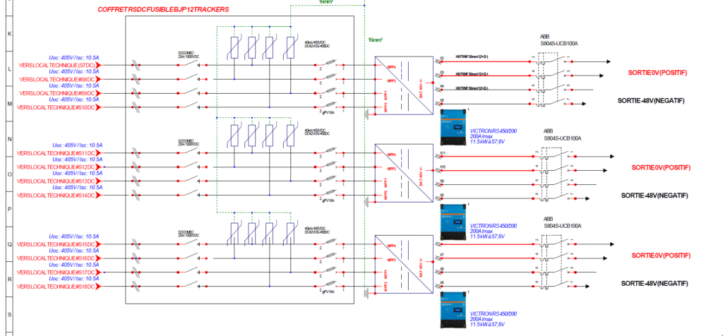 schema unifilare fotovoltaico