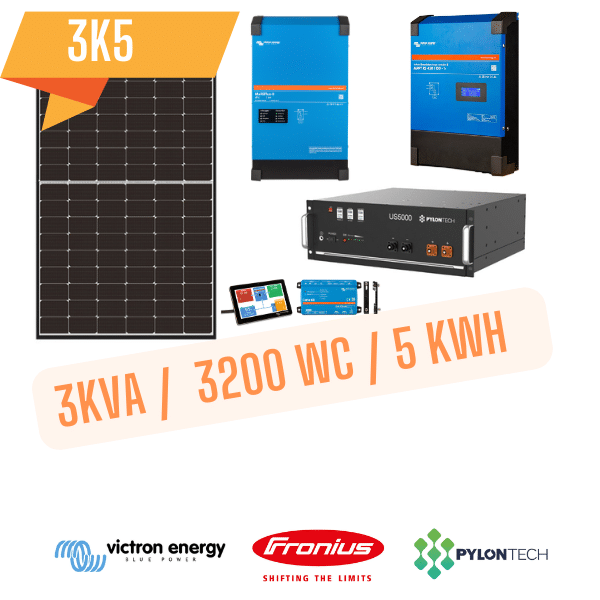 Kit Solaire Hybride 3000Wc Victron Energy - Wilmosolar Shop