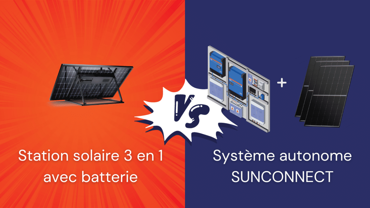 Kit Solaire Plug And Play Pose Au Sol Avec Batterie 425W