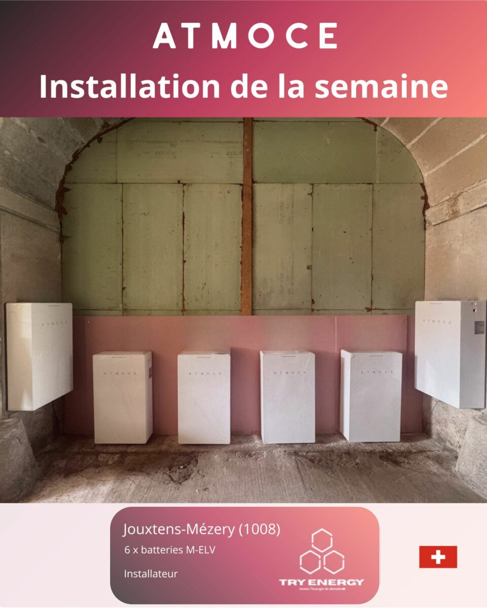 ATMOCE batterie installation