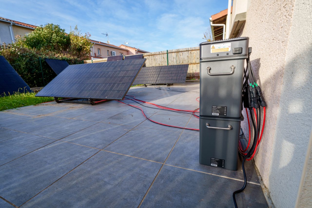 Kit solaire plug & play posé au sol