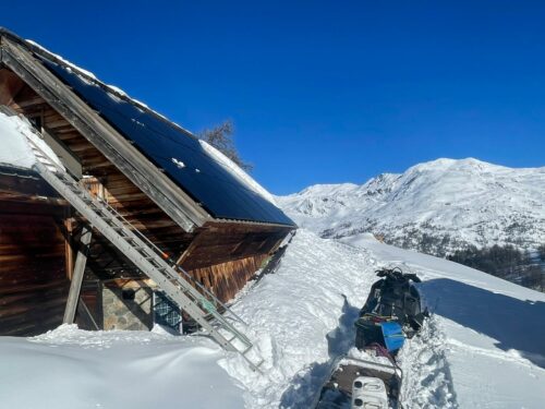 chalet autonome électricité