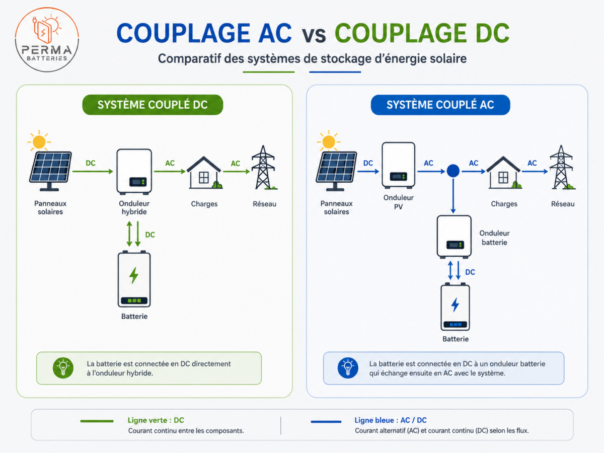 onduleur hybride vs off grid